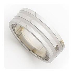 Bague homme en acier.