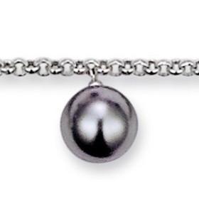 Bracelet en argent et perles.