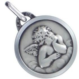 Médaille ange en argent