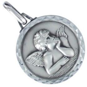 Médaille ange en argent.