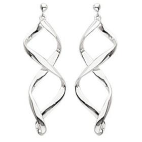 Boucles d'oreilles en argent.