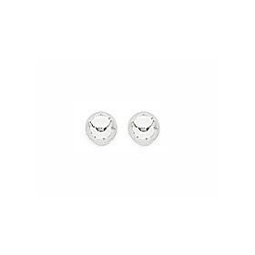 Clous d'oreilles boules de 3mm en argent.