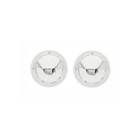 Clous d'oreilles boules de 8mm en argent.