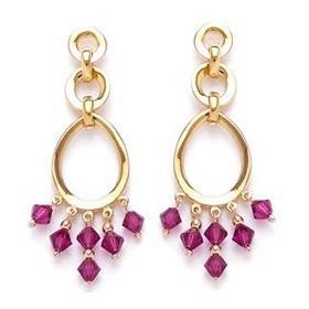 Boucles d'oreilles cristal