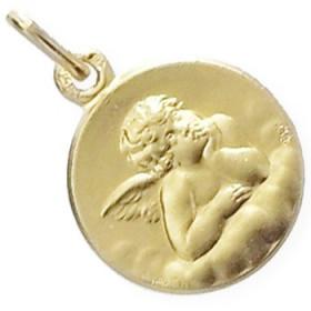 Médaille ange plaqué or.