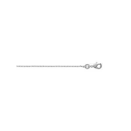 Chaîne en argent maille boules 1 mm - Bijouterieonline.com