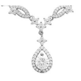 Collier argent inspiration année 1800