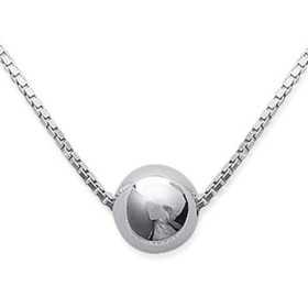 Collier argent boule lisse de 8 mm