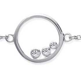 Bracelet argent oxydes de zirconium