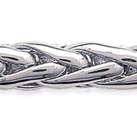 Bracelet argent maille palmier de 6 mm