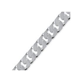 Chaîne en argent maille gourmette 4 mm