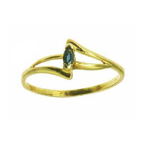 Bague amira en or avec saphir - Bijouterieonline.com