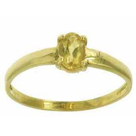 Bague auriane en or avec citrine