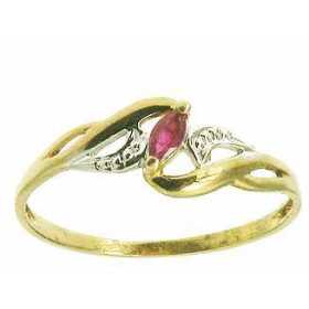 Bague calista en or avec rubis