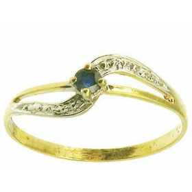 Bague camilia en or avec saphir