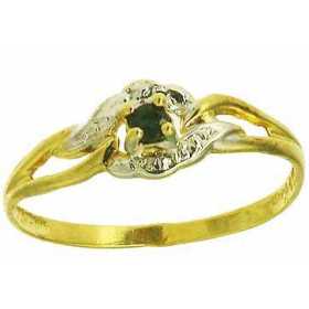 Bague constance en or avec saphir