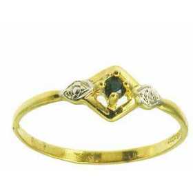 Bague deborah en or avec saphir