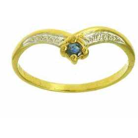 Bague diana en or avec saphir