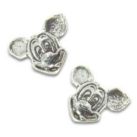 Clous d'oreilles Mickey en argent