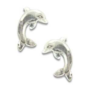 Clous d'oreilles dauphins en argent