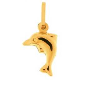 Pendentif breloque dauphin en or