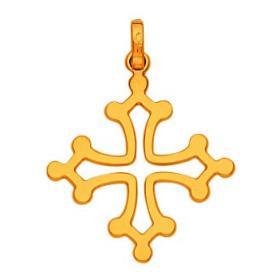 Pendentif croix du Languedoc en or