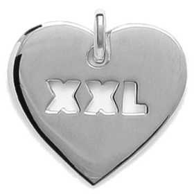 Coeur en argent XXL.