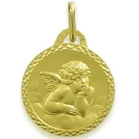 Médaille ange plaqué or.