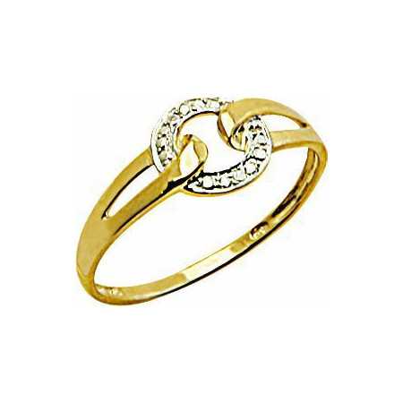 Bague francesca en or avec diamants taille 54 - Bijouterieonline.com