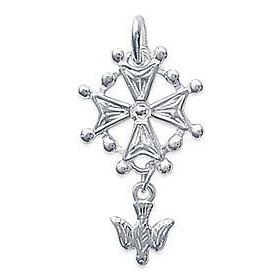 Croix huguenote en argent