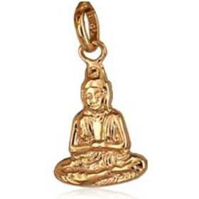 Pendentif Bouddha thai assis plaqué or