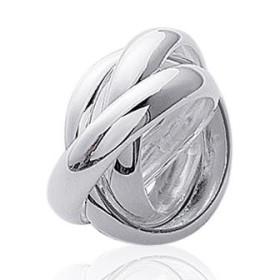 Bague 3 anneaux en argent.