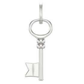 Pendentif en argent clef