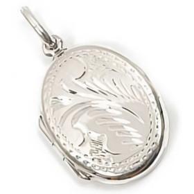 Pendentif cassolette argent.