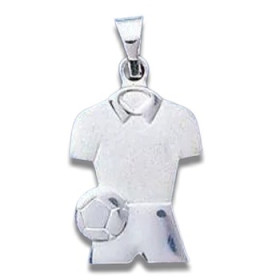 Pendentif foot en argent