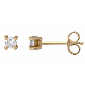 Clous d'oreilles or et diamant HP1 0.14ct