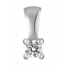 Pendentif or blanc et diamant HP1 0.104ct