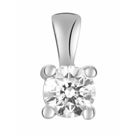 Pendentif or blanc et diamant HP1 0.30ct