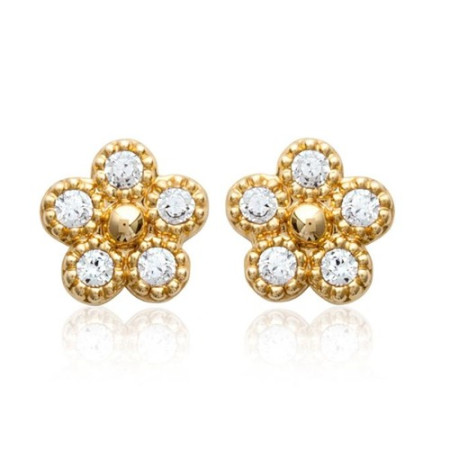 Clous d\'oreilles marguerite - Bijouterieonline.com