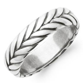 Bague en Argent en épis