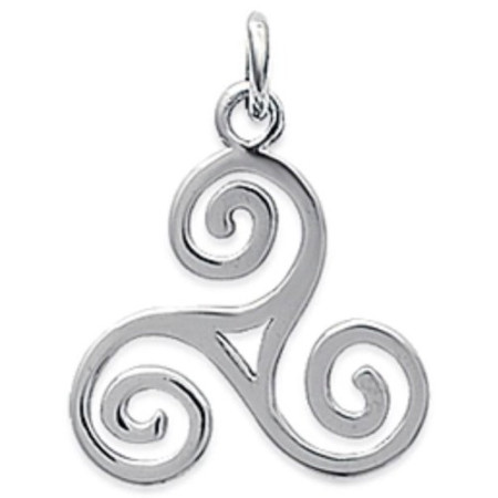 Triskel breton en pendentif argent - Bijouterieonline.com