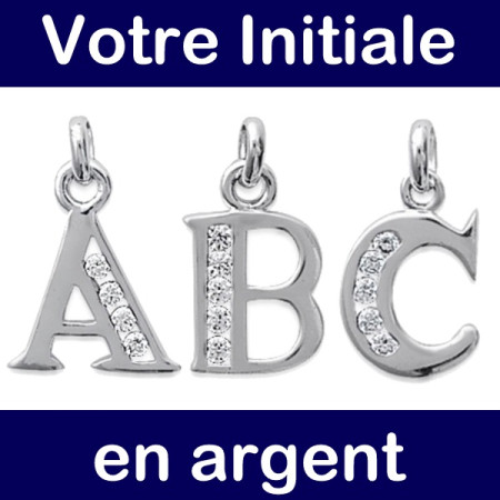 Initiale en argent