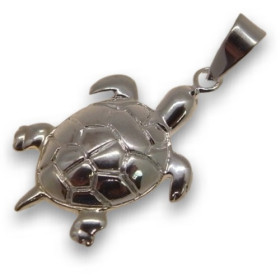 Pendentif tortue de mer en argent