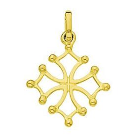 Pendentif croix Occitane en or