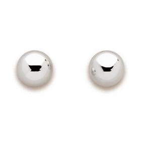 Clous d'oreilles en or boules 5 mm